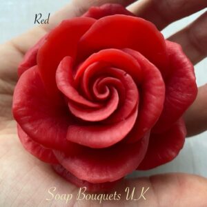 red rose soap. handmade vegan soap bar