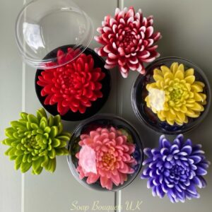 Chrysanthemum Soap Gift – Handmade Vegan Soap Flower