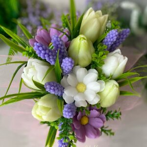 Spring Soap Flowers - Handmade Vegan Soap Lavender, Tulips