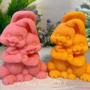 easter bunnies soap gift