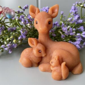 Christmas Soap Gift - Reindeer, Bunny, Squirrel.