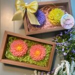Dahlia Soap Flowers
