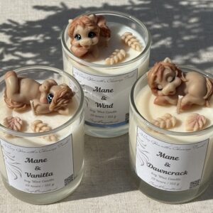 Handmade horse candles in three designs – unique horse lover gift